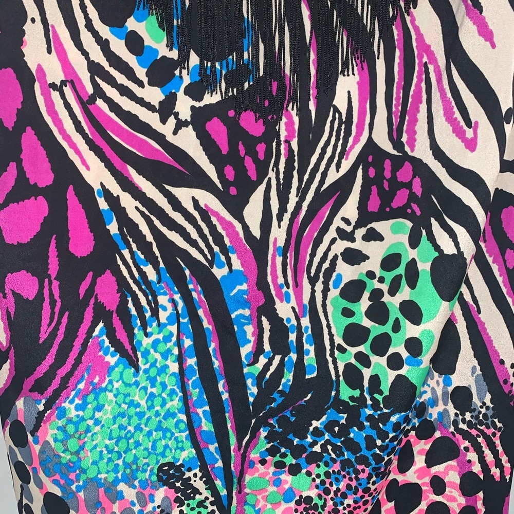 Printed fringe dress - Picture 2 of 8